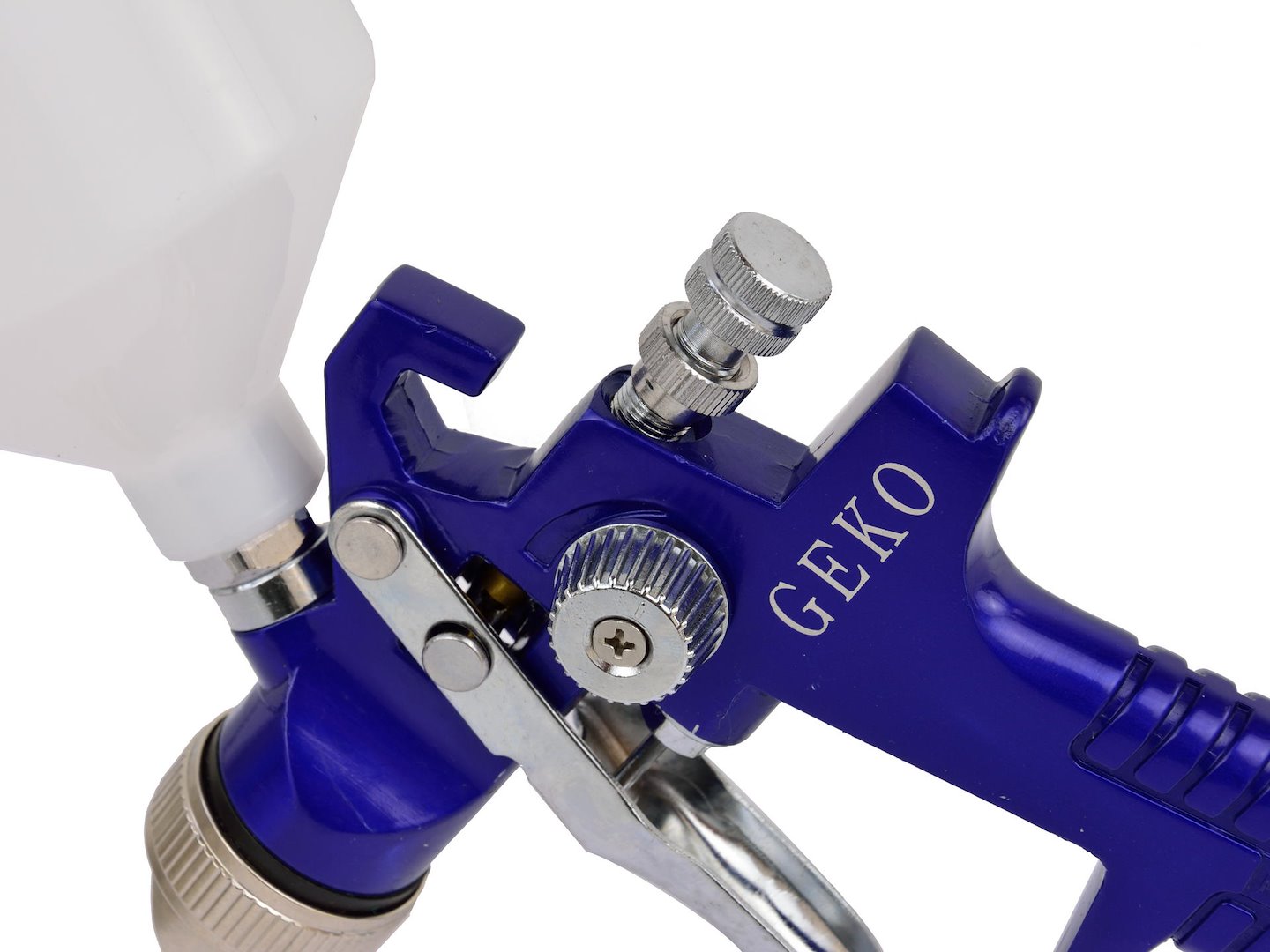 Pistola a spruzzo pneumatica con regolatore di pressione valvola di controllo dell'aria, manometro e filtro separatore sifone per acqua compressore,pistola di verniciatura con separatore filtro trappola acqua olio, filettatura standard 1/4", Geko