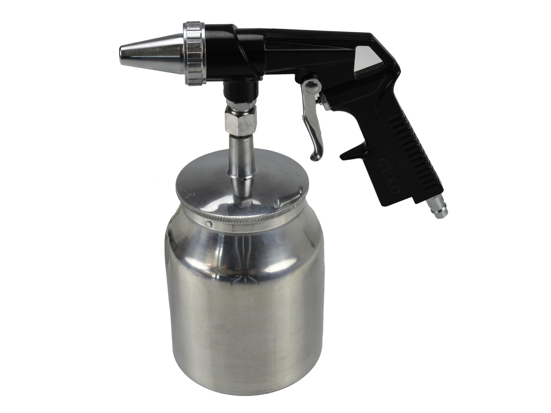 Pistola pneumatica per sabbiatura con serbatoio ,in acciaio inox ,1 litro Geko