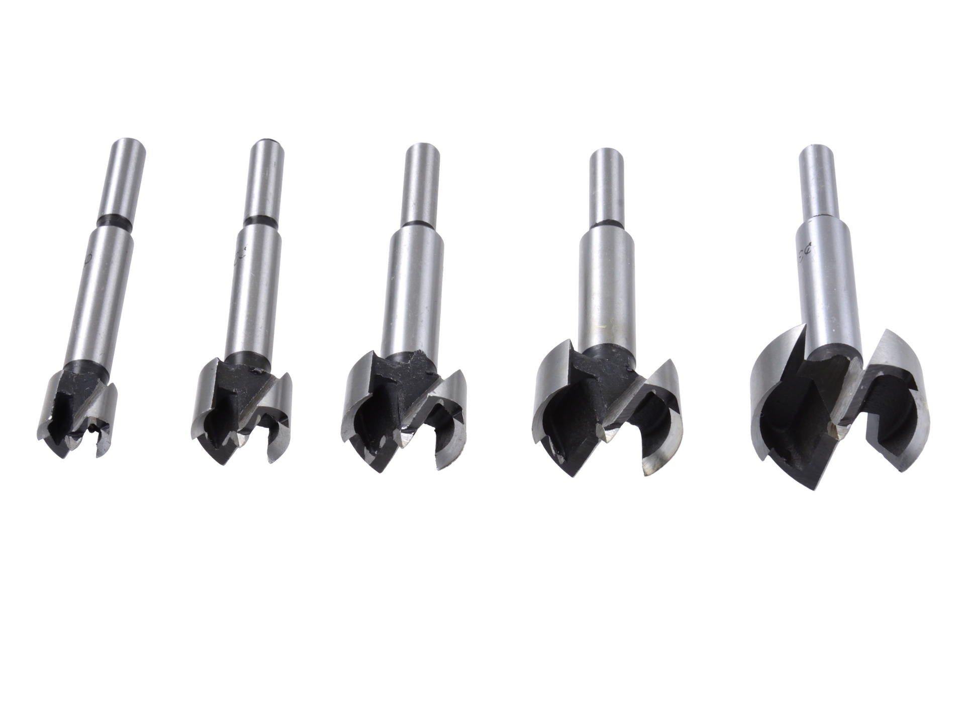 Set di frese per scanalature del legno, punte da taglio legno in metallo duro, custodia in legno, 5 pezzi, gambo 8 e 10 mm