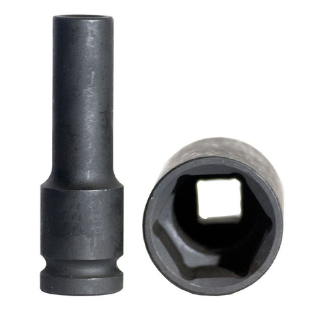 Chiave a bussola lunga a impatto profondo, attacco da 1/2" pollici da 21 mm per riparazioni auto, domestico acciaio Cr-Mo, Kroftools