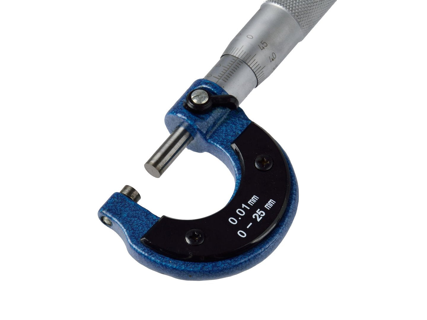 Micrometro esterno metrico ad alta precisione per ingegneria metallurgica e meccanica automobilistica, strumento di misura micrometro, micrometro per esterni precisione risoluzione 0-25mm, 0-01 mm, Geko