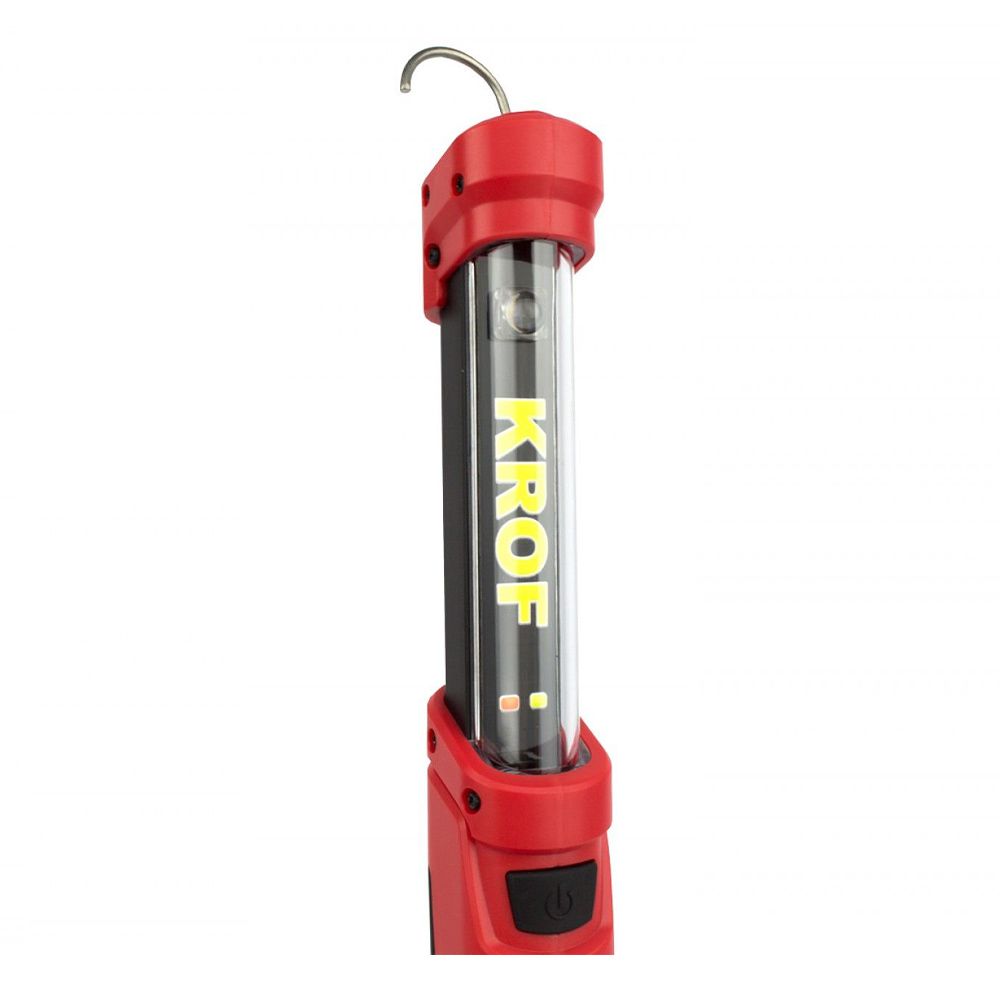 Luce LED, ricaricabile, luce LED lampada per officina, casa, 4W COB + 1W UV LED, Kroftools
