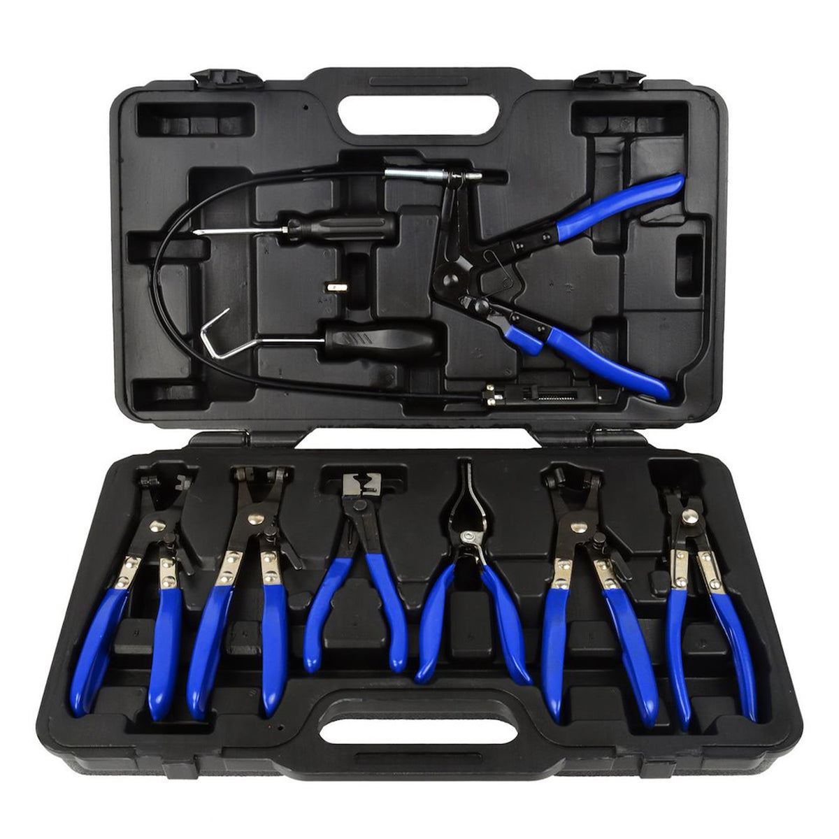Set-kit pinza fascette auto, stringitubo per riparazione, pinze per morsetti impianti 9 pezzi