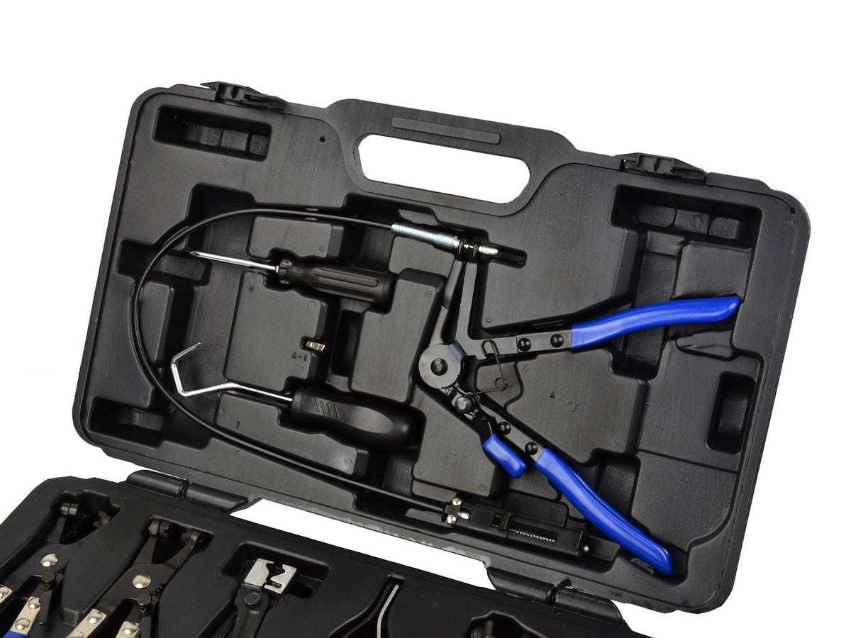 Set-kit pinza fascette auto, stringitubo per riparazione, pinze per morsetti impianti 9 pezzi