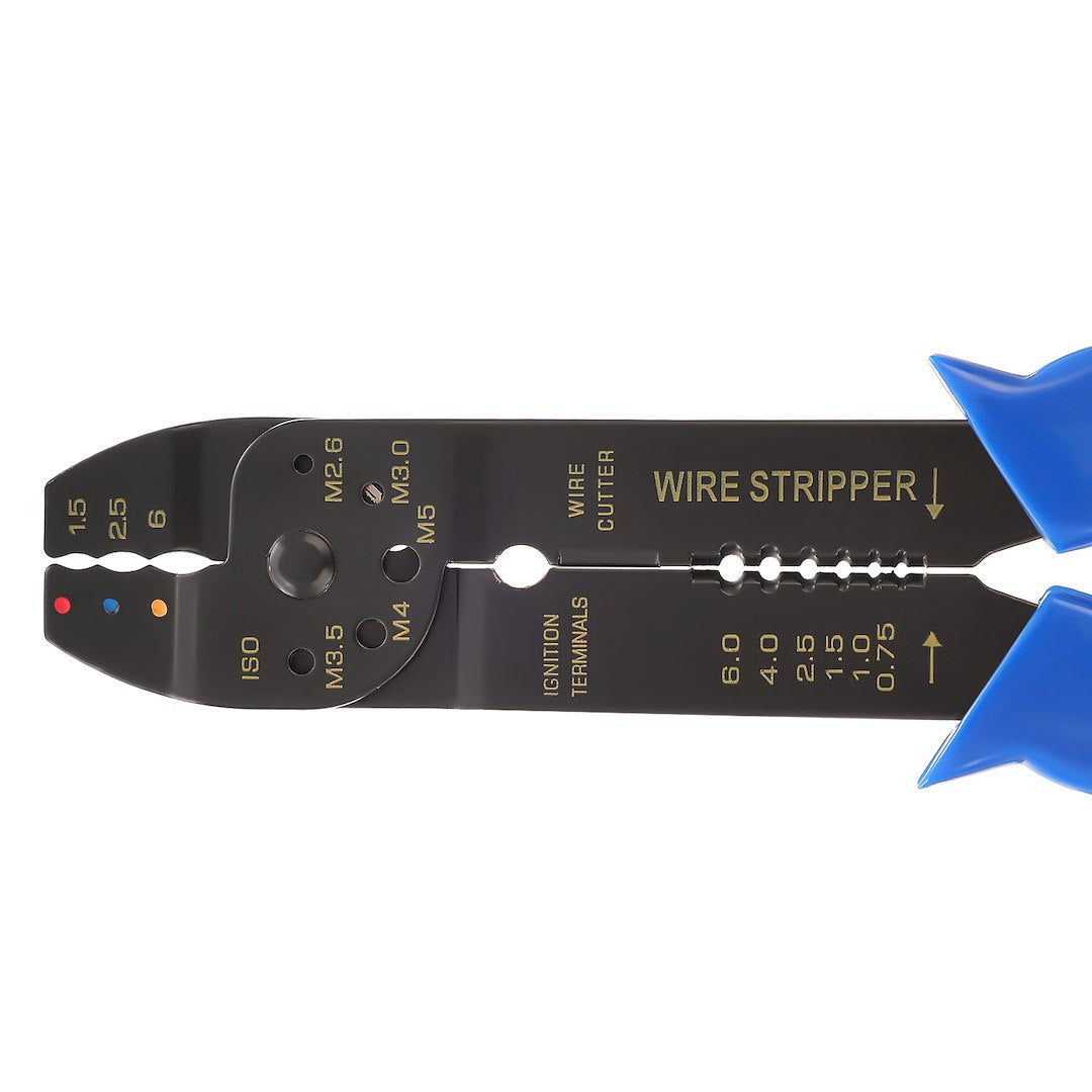 Pinza crimpatrice connettori 8" 0,5–5,0 mm² Geko