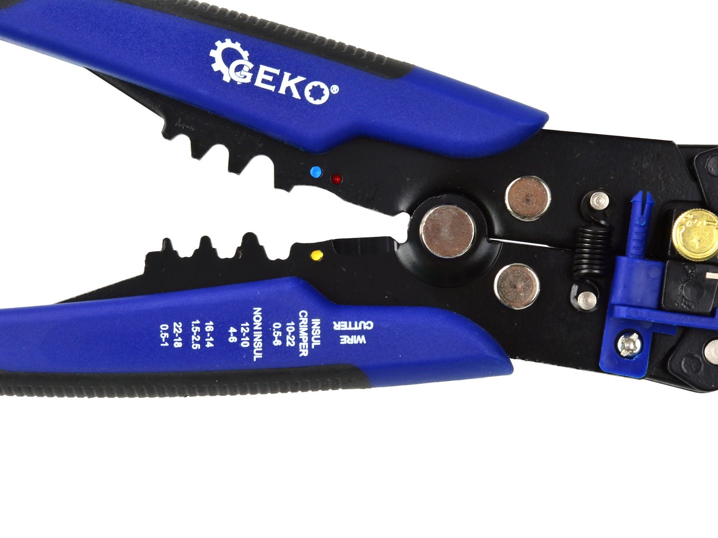 Pinza multifunzione automatica per spelatura e crimpatura cavi 0,2–6 mm² ,spelafili automatico Geko