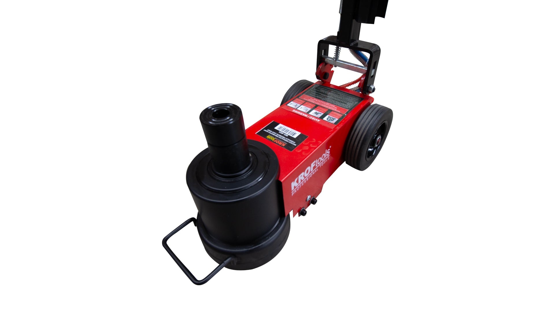 Cric pneumoidraulico 40–80 t, sollevatore idro-pneumatico a carrello ad aria compressa, mobile, per camion, veicoli commerciali da 30 tonnellate, sollevatore a carrello, per settore agricolo, Kroftools