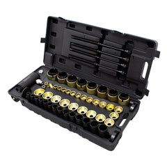 Estrattori set per montaggio smontaggio cuscinetti ruota e boccole, utensili per espulsione cuscinetti assiali, 63 pezzi