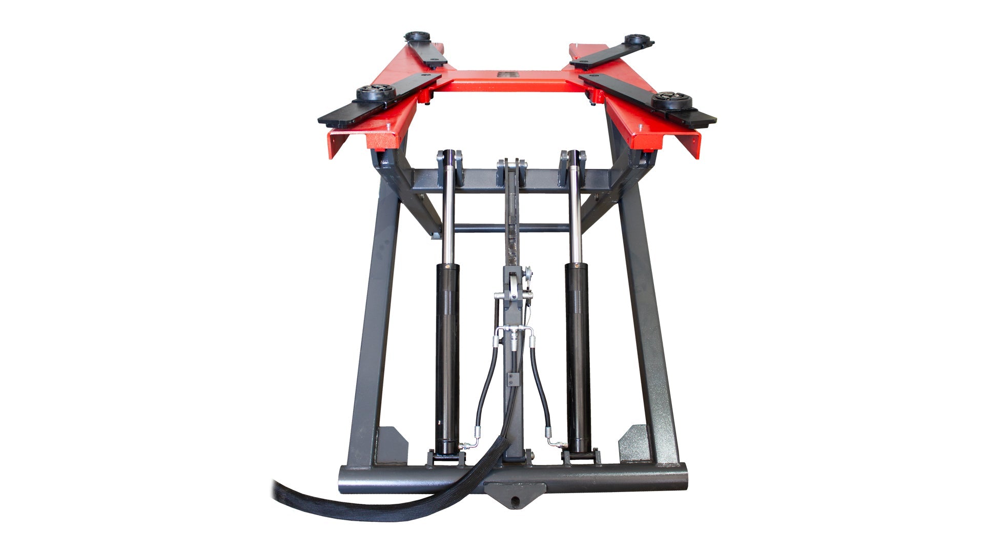 Ponte sollevatore idraulico a forbice per moto da officina capacità max. 3000kg altezza regolabile 130-1200 mm, ponte sollevatore alzamoto da officina operazione idraulica piattaforma
