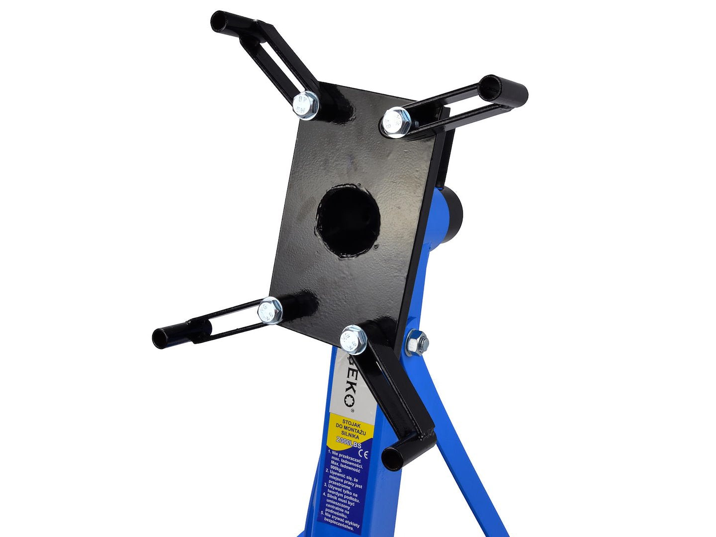 Cavalletto supporto motore fino a 900 kg, porta motore con ruote girevoli a 360°, carrello sollevatore pieghevole, sostegno motore da officina