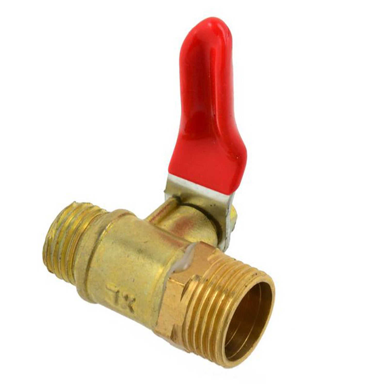 Valvola a sfera 1/4''in ottone, rubinetto di arresto I per l'aria compressa ,officina,Geko