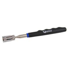 Strumento magnetico flessibile per raccogliere oggetti di ferro, strumento magnetico flessibile per la raccolta di piccole parti, raccoglitore di oggetti metallici, ideale per garage, auto e fai da te, con LED, Geko