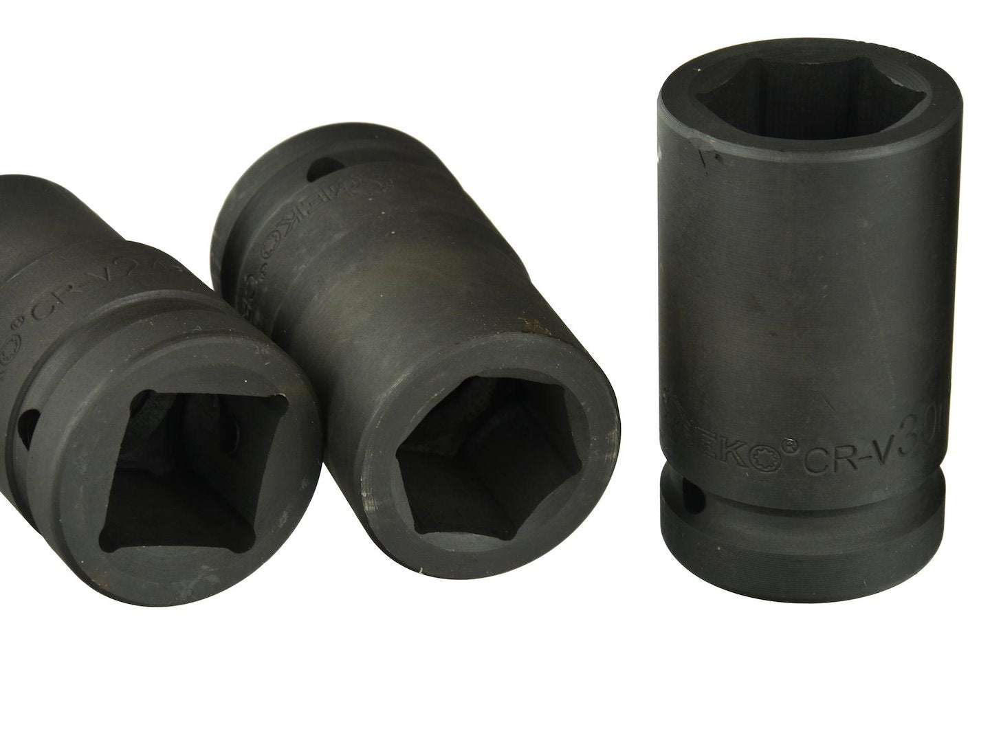 Set bussole a impatto, bussole a impulsi profondo, bussole a impatto attacco 1" esagonali, 19-41 mm, 8 pezzi Geko