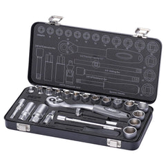 Set cricchetto chiave con bussole, set di chiavi a bussola con cricchetto da 3/8
