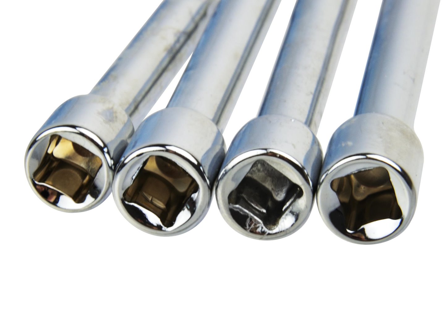 Set di prolunghe per chiave a bussola, a cricchetto estensioni, adattatore, giunto cardanico, raccordi per auto e industriali, attacco 1/4" 4 pezzi Geko