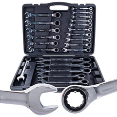 Set combinazione cricchetto-chiave, 6-32 mm 22 pezzi Geko