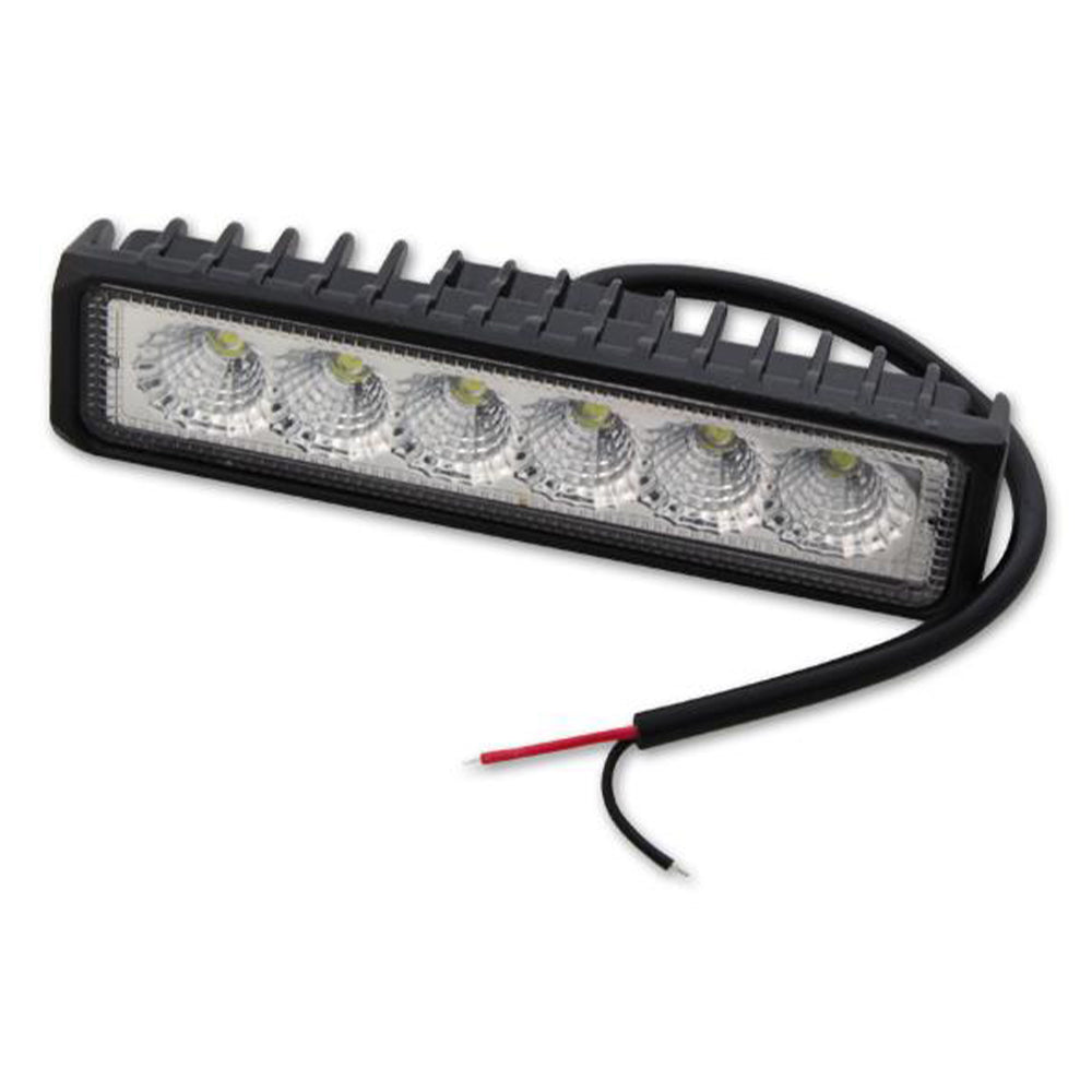 Faro da lavoro LED, luci per fuoristrada auto, 18 W 10–32 V 6 LED,  fari led impermeabile fuoristrada barra, fendinebbia, faretti fendinebbia per moto SUV ATV UTV camion tour di guida