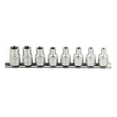 Set di chiavi a bussola Torx E4-E14, kit chiavi bussole torx attacco 3/8'' 8 pz, Geko
