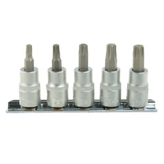 Set chiavi a bussola Torx set T25-T50, bit socket tool kit, 3/8