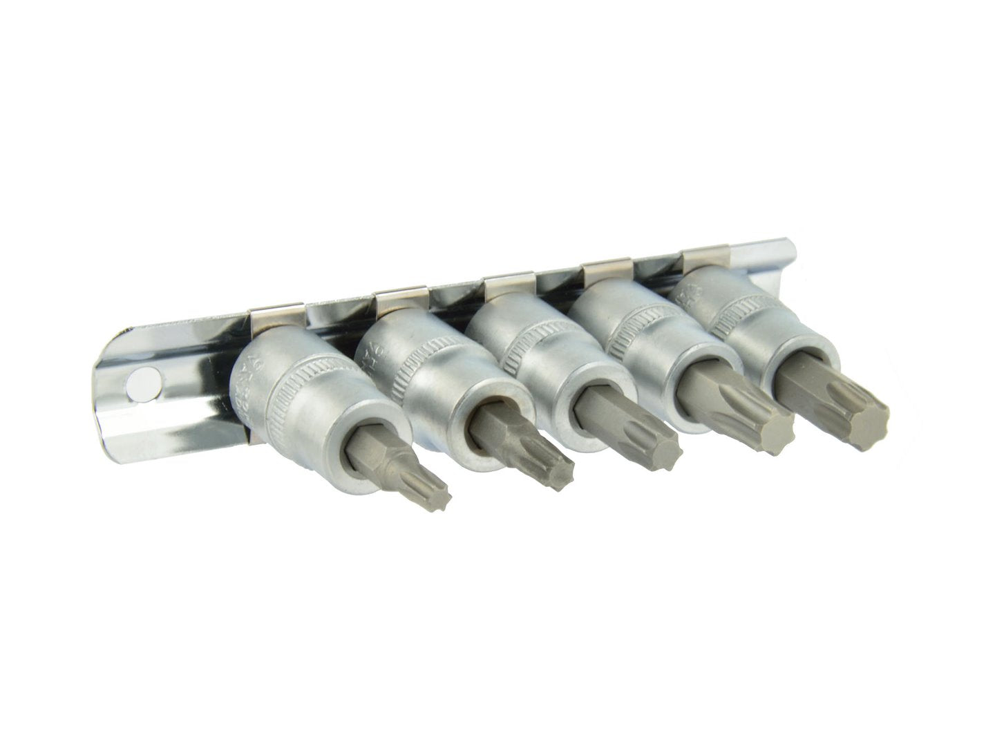 Set chiavi a bussola Torx set T25-T50, bit socket tool kit, 3/8" Cr-V - Geko