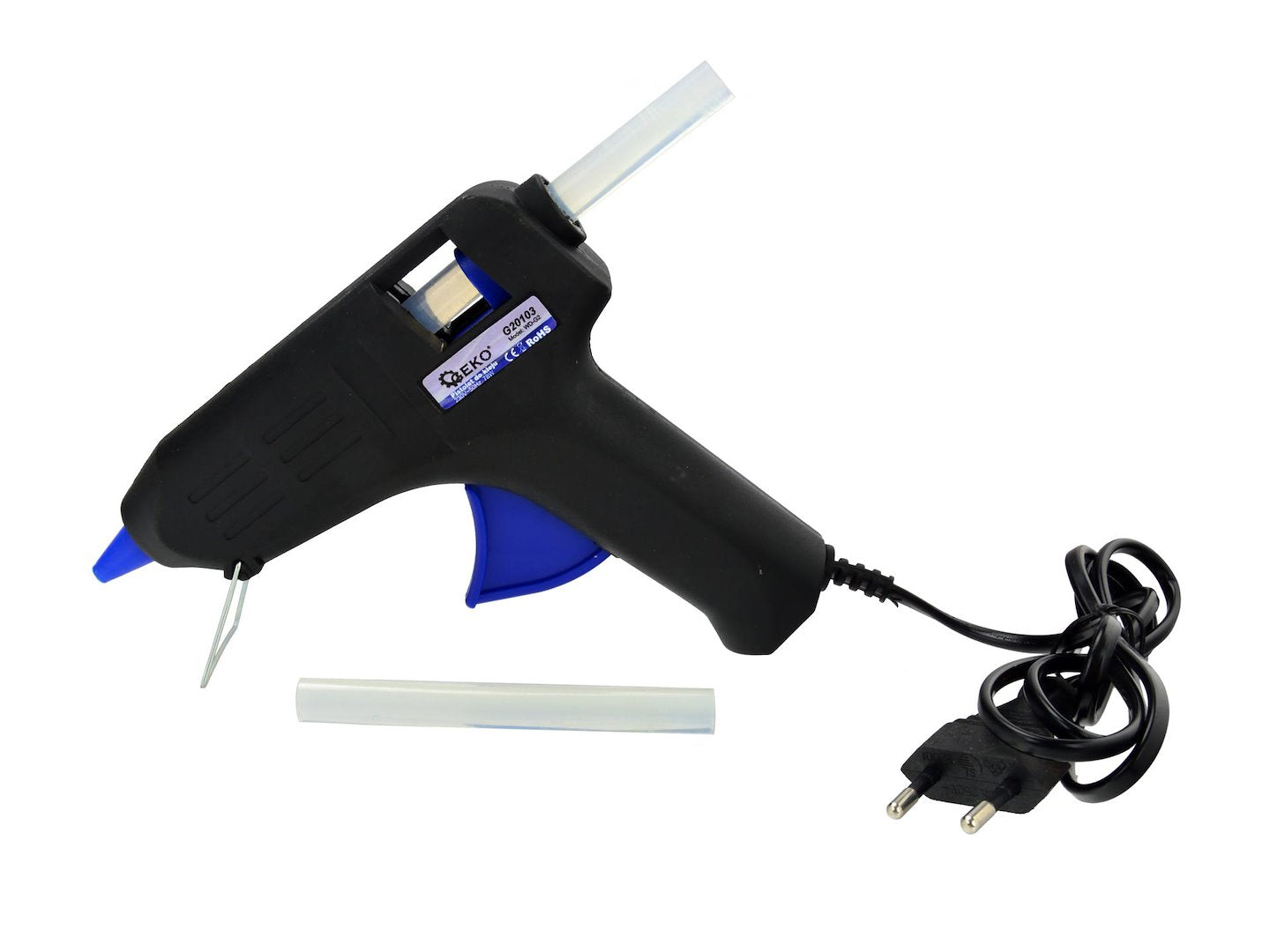 Pistola per colla a caldo,pistola elettrica per saldare con silicone 78w Geko