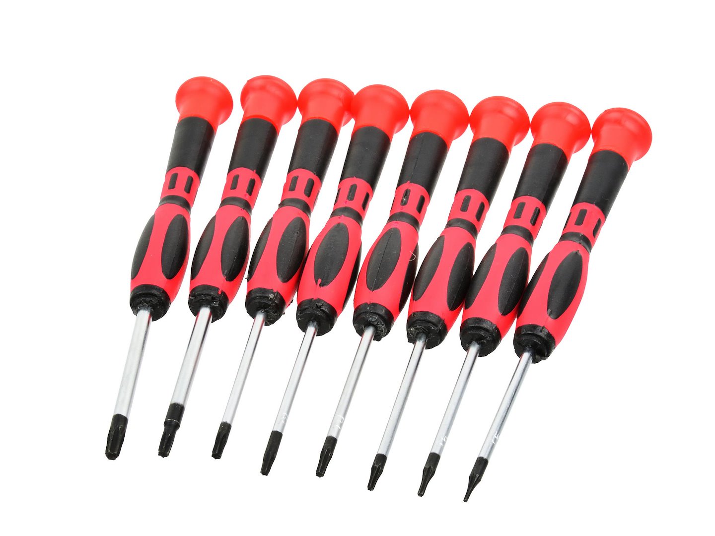 Set di 8 cacciaviti di precisione, kit di strumenti di riparazione fai da te per computer portatile, occhiali, orologi, elettronica, Torx T5-T20 Geko