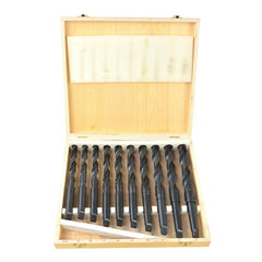 Set 10 punte cono morse MK2 per metallo, 14,5–23 mm – HSS