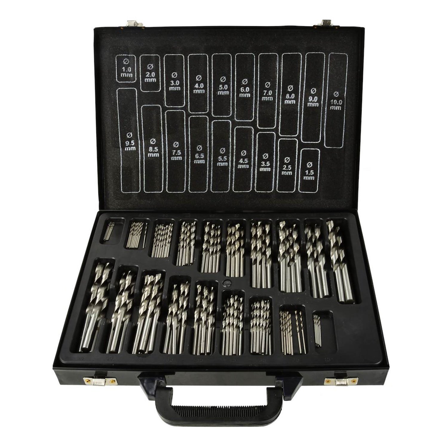 Set di 170 punte trapano per forare metallo, set punte trapano professionali, HSS Geko