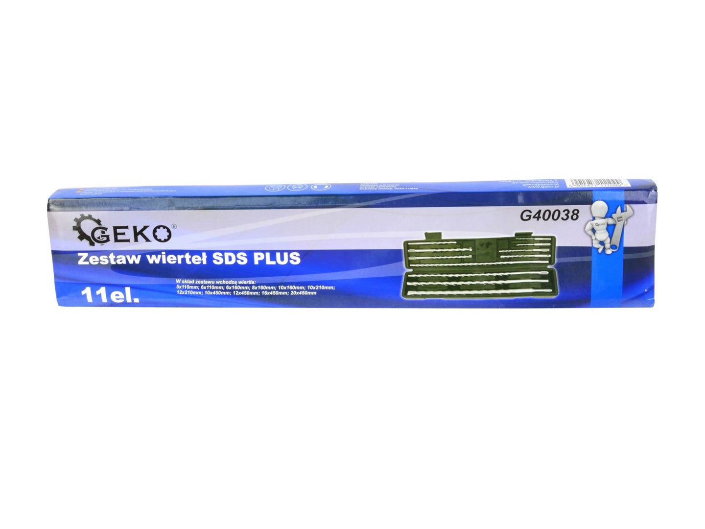 Set di punte per trapano per calcestruzzo, punte per trapano per pietra, strumenti per forare calcestruzzo, Sds Plus, 5-16 mm 11 pezzi