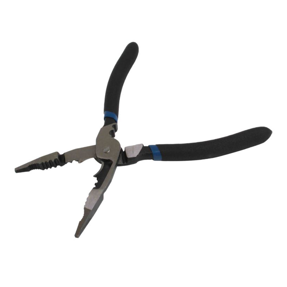 Pinza multifunzionale per elettricista ,pinza universale per serraggio, taglio, spelatura e crimpatura 220 mm