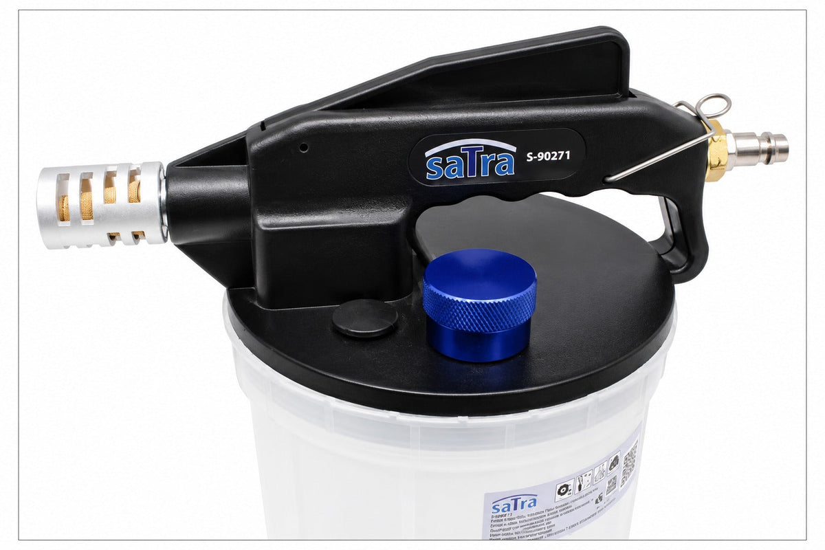 Set-kit dispositivo ad aria compressa per spurgo freni, strumento pneumatico per liquido del freno auto 3 litri Satra