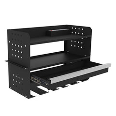 Armadio organizer sospeso da officina per attrezzi elettrici e pneumatici con cassetto,scaffale portaoggetti, cacciaviti, organizzazione portautensili, HBM