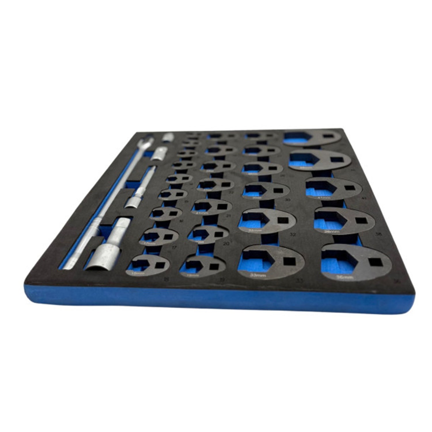 Set di chiavi aperte a zampa di gallo, per raccordi tubi freni olio, 3/8” 1/2”3/4”, 32 pz.