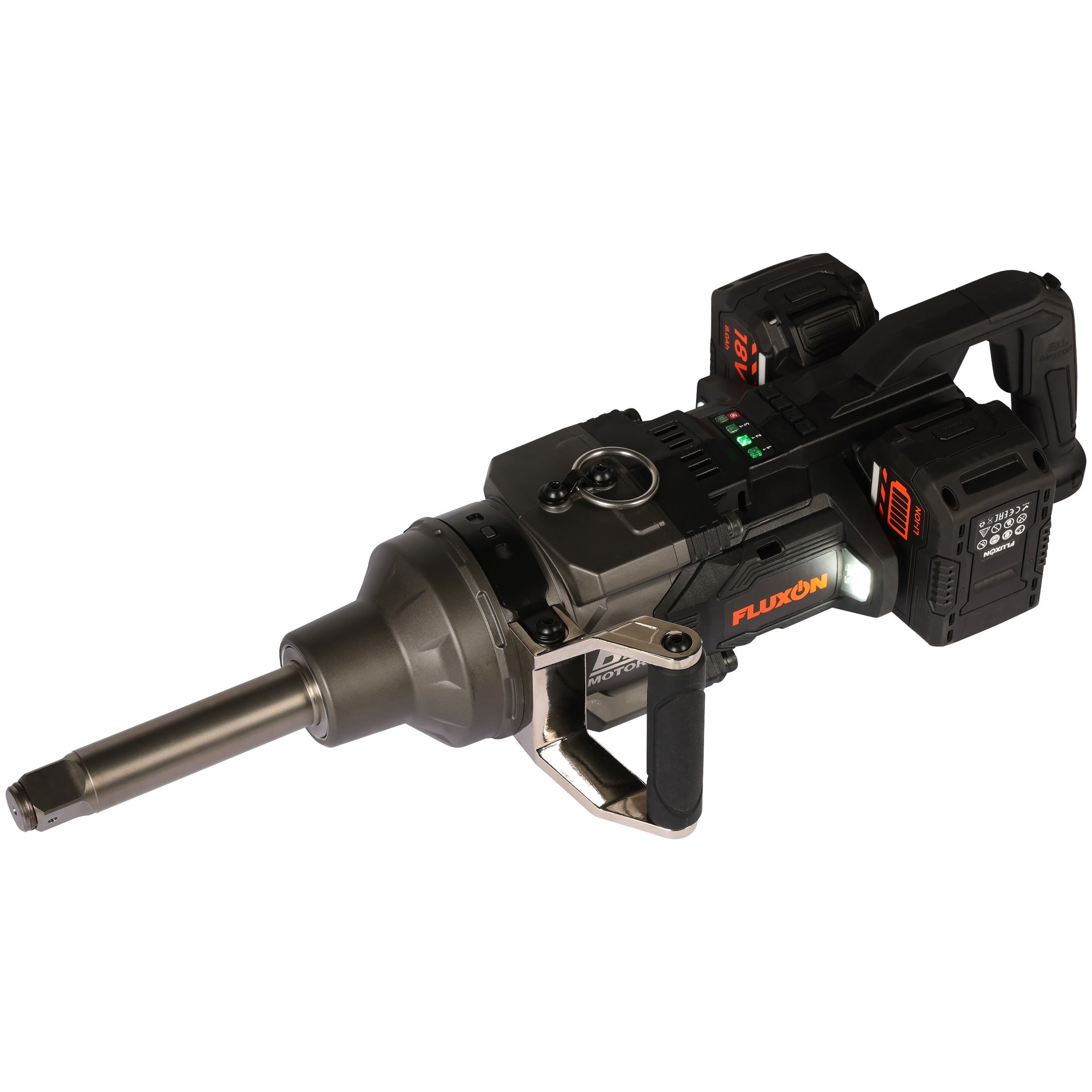Avvitatore ad impulsi 1" 4000NM a 2 batterie 8 Ah 18 V con motore brushless , doppio caricabatterie