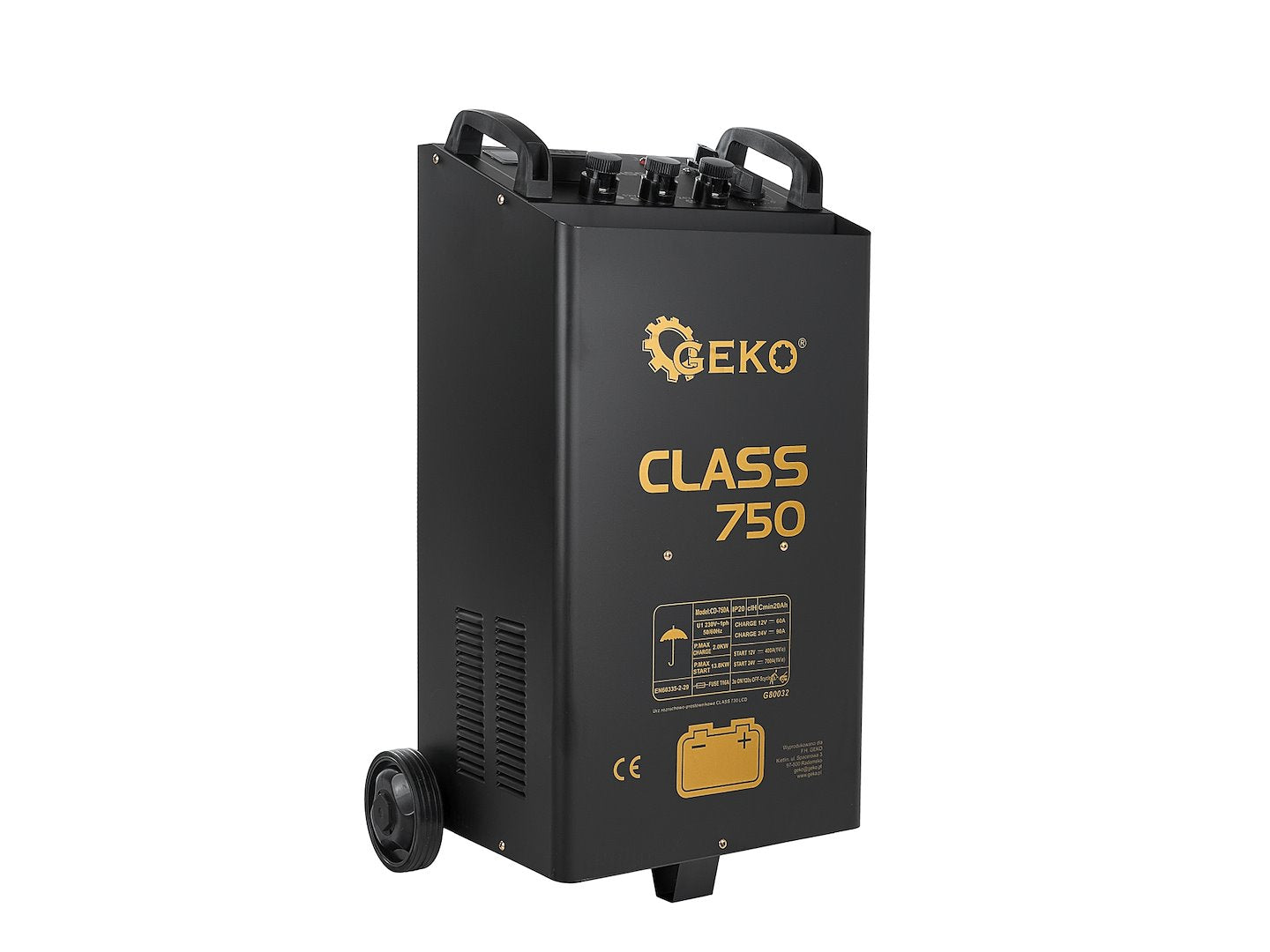 Caricabatteria auto con funzione Booster, avviatore di emergenza con caricabatterie 3700A CLASS 750