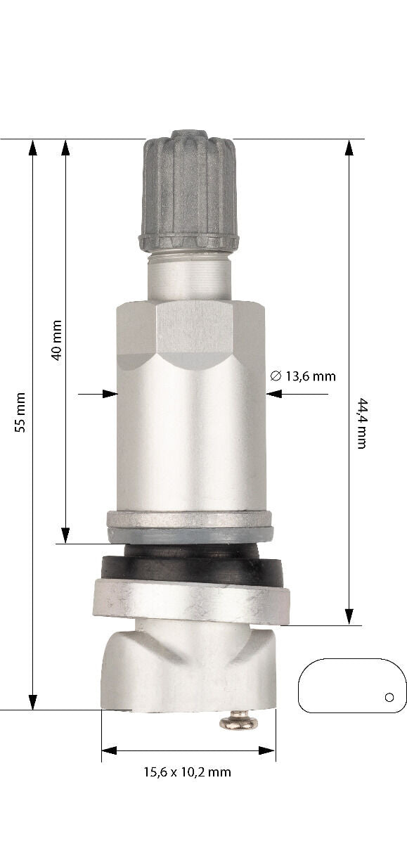 Valvola metallica sensore pressione del pneumatico Tpms 562-3901 Invento