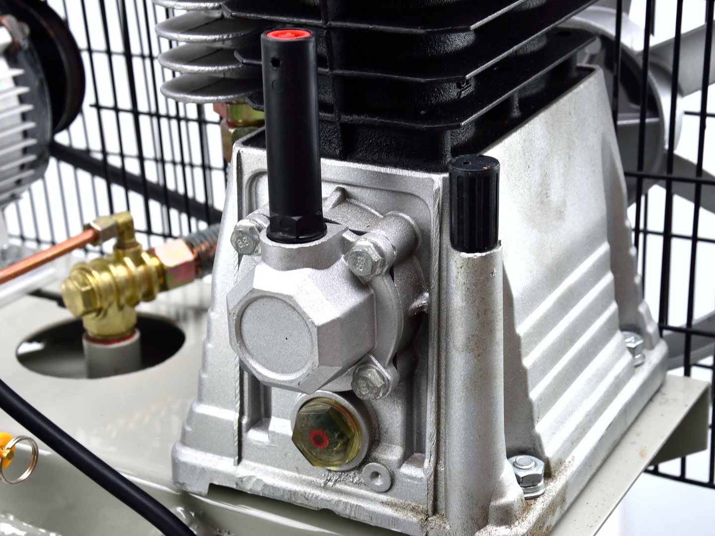 Compressore d’aria verticale 100 L, 390 L/min, 220 V, Geko.