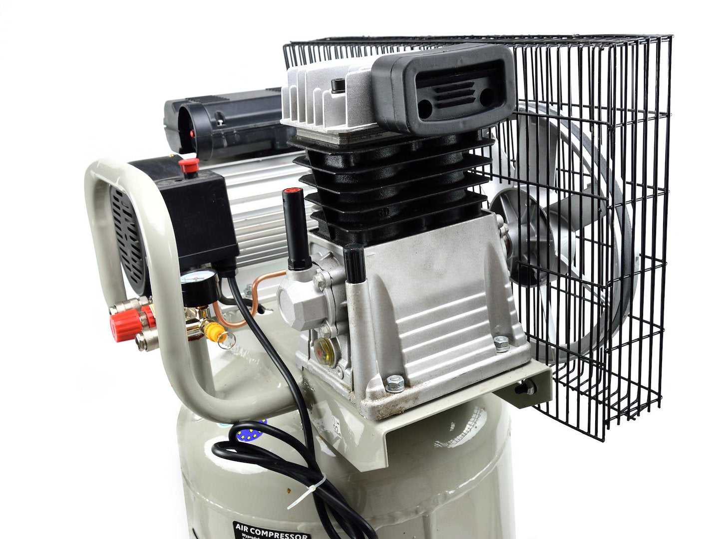 Compressore d’aria verticale 100 L, 390 L/min, 220 V, Geko.
