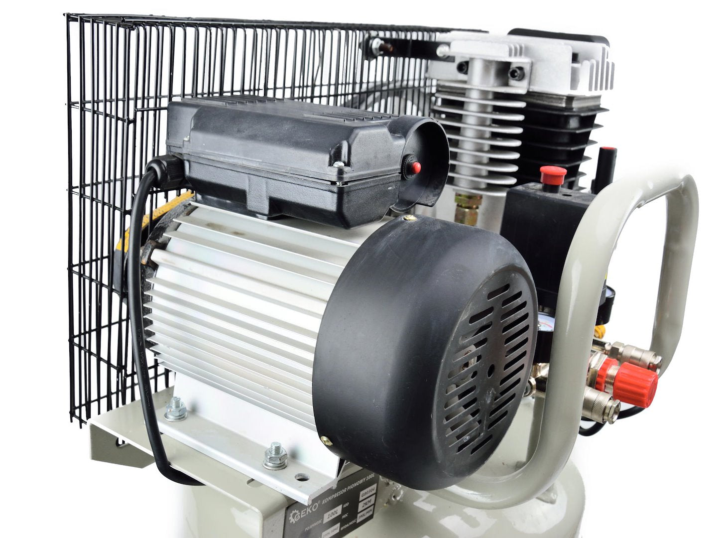 Compressore d’aria verticale 100 L, 390 L/min, 220 V, Geko.