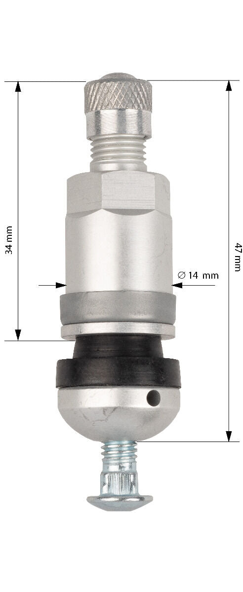 Valvola metallica sensore pressione del pneumatico Tpms 562-3906 Invento