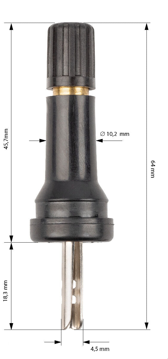 Valvola in gomma sensore pressione del pneumatico Tpms 562-3926 Invento