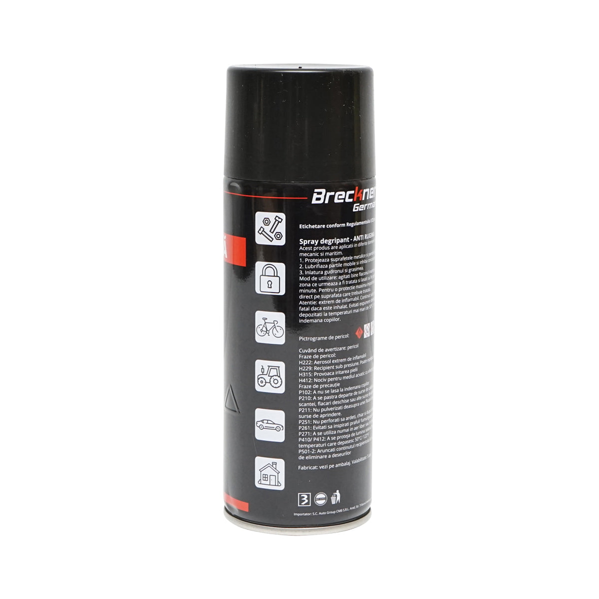 Spray antiruggine, rimozione della ruggine spray detergente extra forte per la rimozione della ruggine, 400 ml