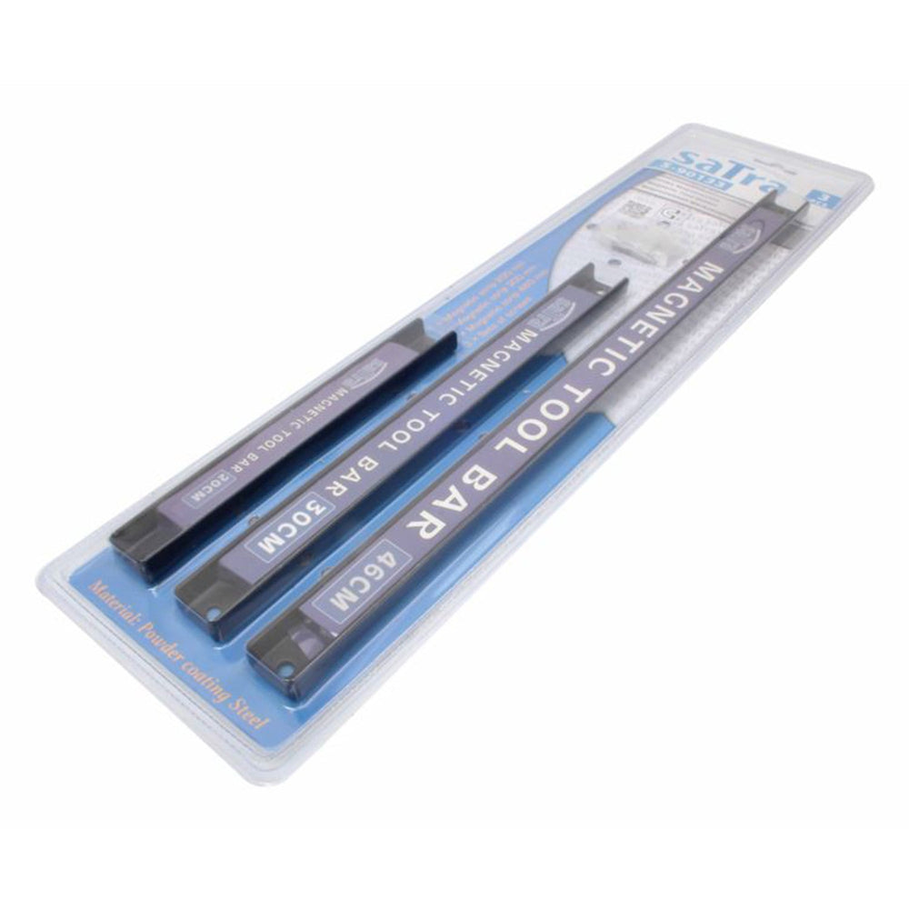 Set-kit barra magnetica per attrezzi 3 pezzi Satra