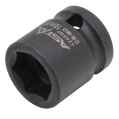 Chiave a bussola a impatto super corta 16 mm, con attacco quadro 1/2