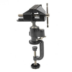 Morsa di precisione da banco con base girevole 360 gradi, morsa da banco rotante-girevole, per uso domestico commerciale da garage officina, morsa da banco apertura 70 mm, Hbm Machines Olanda