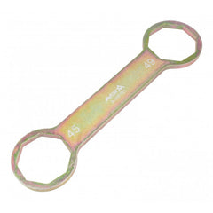 Chiave ad anello doppia camera per forcella da 45/49 mm, strumento per tappi forcella moto, chiave a forcella per sospensioni anteriori, strumento finale per forcella