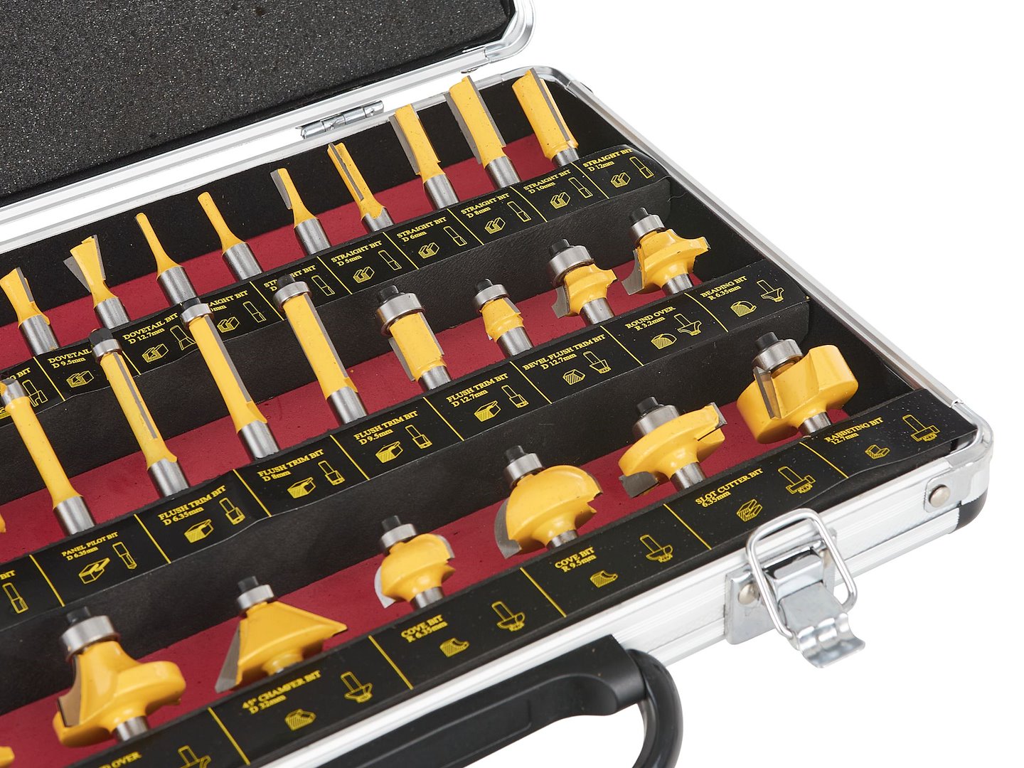 35 pezzi set frese per legno, set di punte per router, Keltin