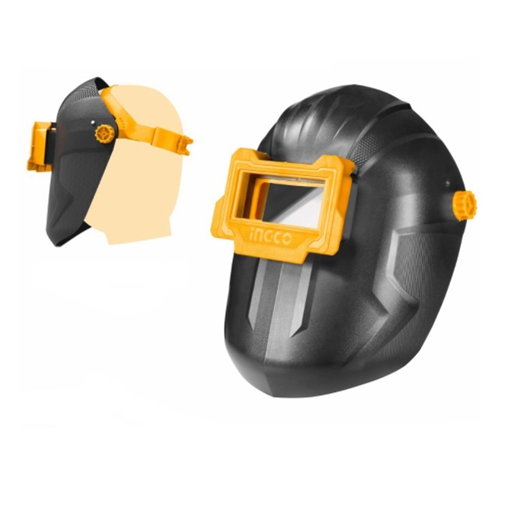 Casco per saldatore anti-cook per saldatura con oscuramento solare e visiera retrattile, maschera saldatura, casco per saldatura, Ingco