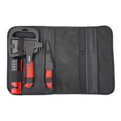 Sega ascia coltello, attrezzo survival sopravvivenza multifunzione, ascia da campeggio, attrezzatura da campeggio con coltello martello sega guaina regali per gli uomini