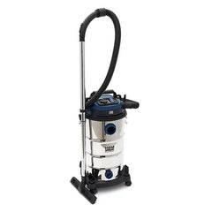 Aspirapolvere aspiratore industriale secco umido per officina casa e auto 1600 W 40 l compatto e silenzioso HBM